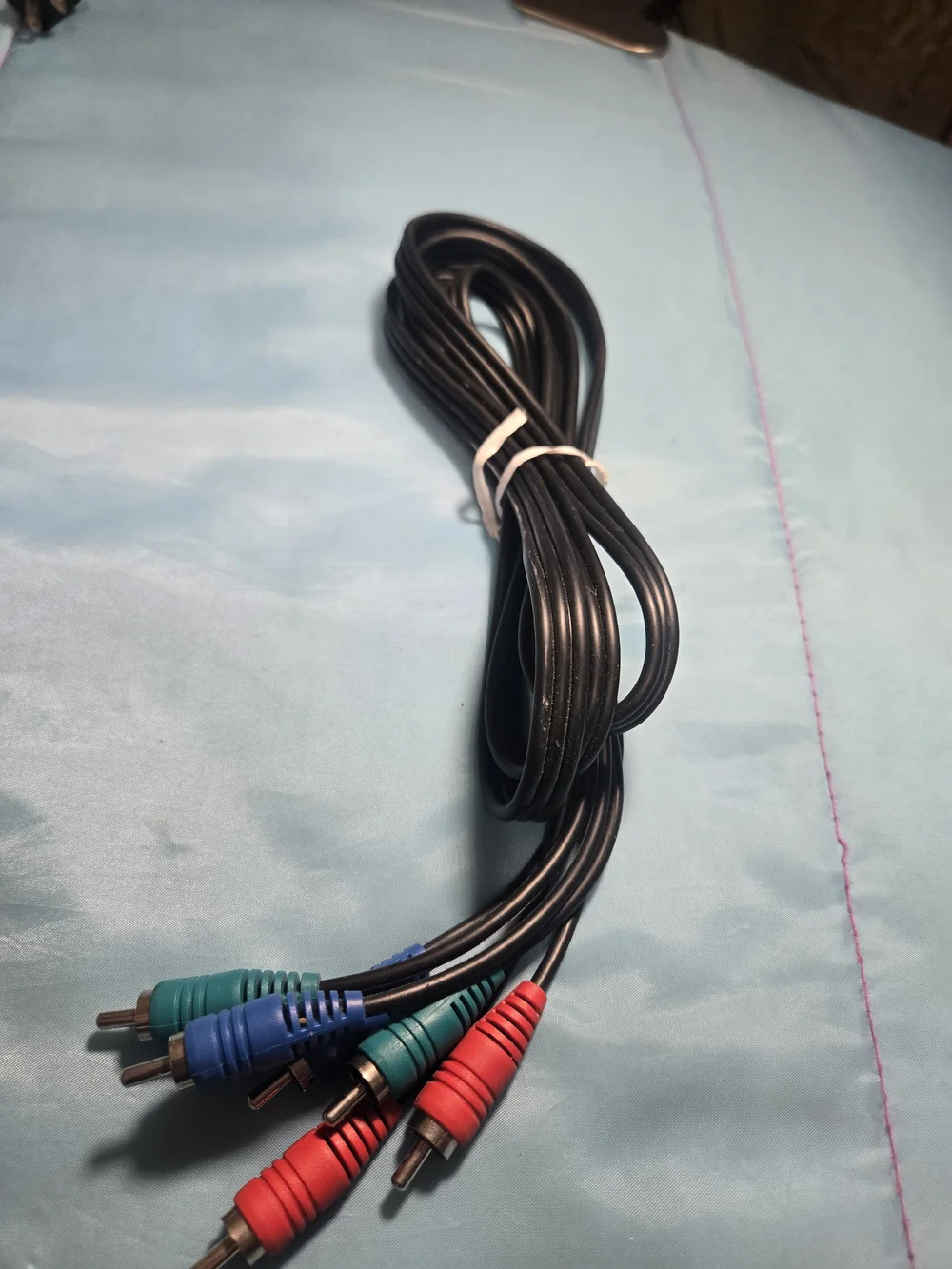 Composite Component AV Cable with Red, Green, Blue RCA Connectors